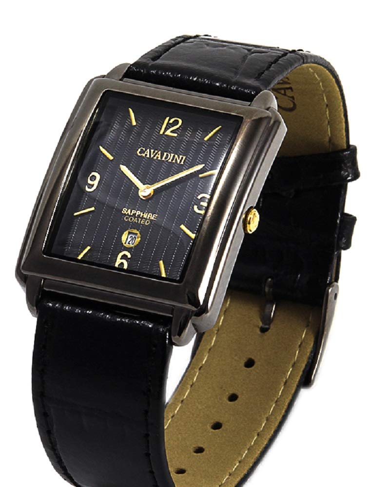Чоловічий годинник C CAVADINI Edessa CV-1010 Аналоговий Кварцовий Ремінець зі шкіри, фото №2