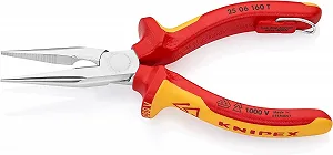 Плоскогубцы Knipex Radio 25 06 160 T, хромированное покрытие, с точкой крепления страховочного троса, многоцветные synthetic.ua - Фото 1