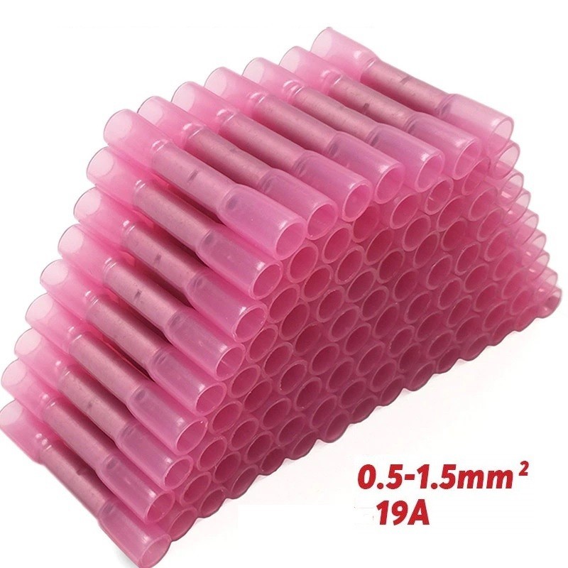 Соединительная гильза с термоусадкой под опресовку для быстрого монтажа Соединитель электрический 50 шт 46210386 Linco, фото №2