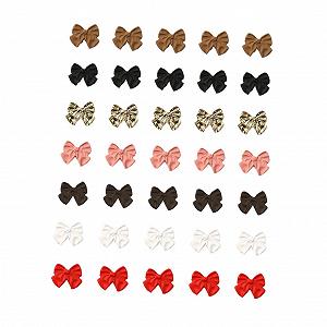 Украшения для ногтей (35 шт.) Girsch Матовый бантик - Фото 1