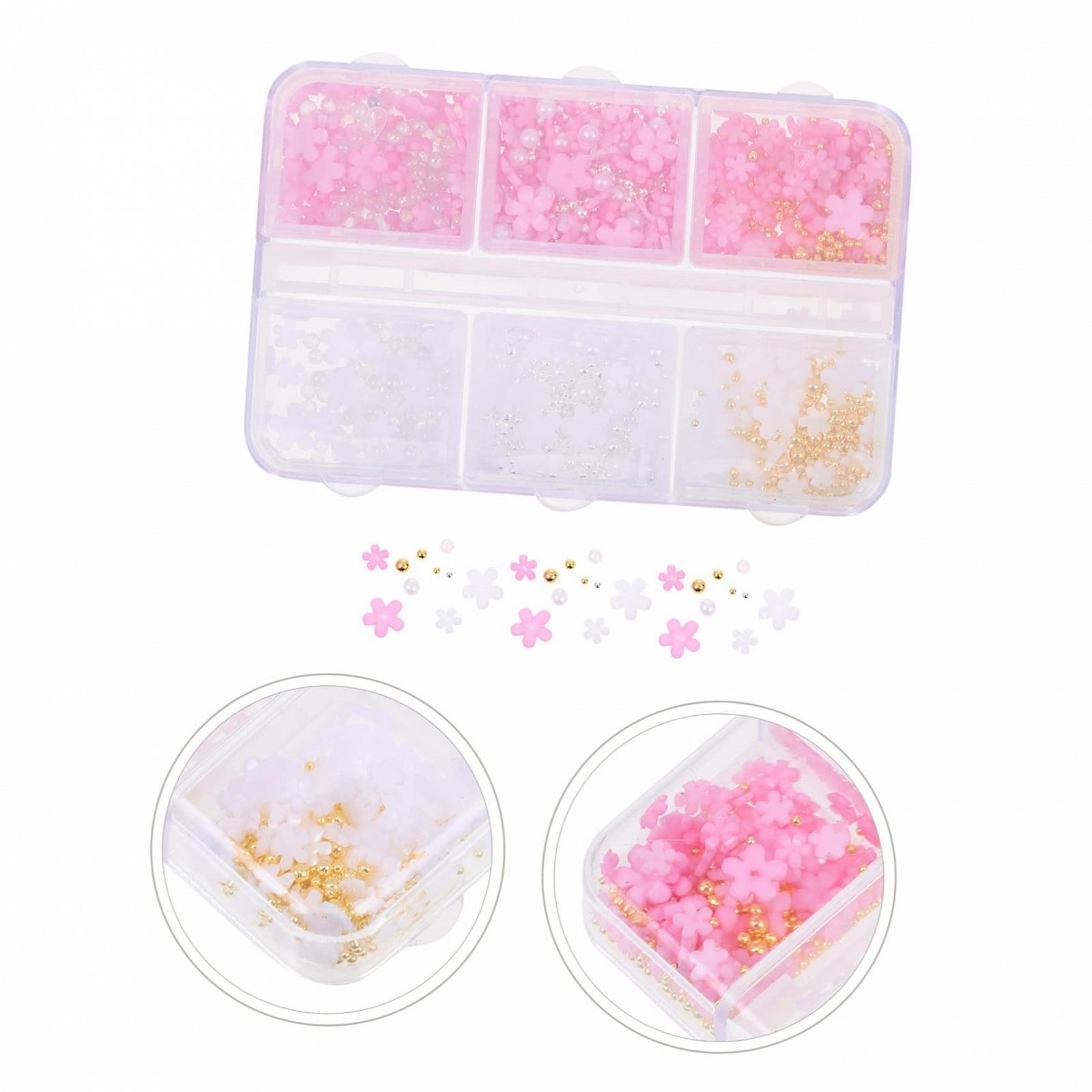 Цветок Healvian 3D для ногтей, украшение для маникюра (3 коробки), фото №7