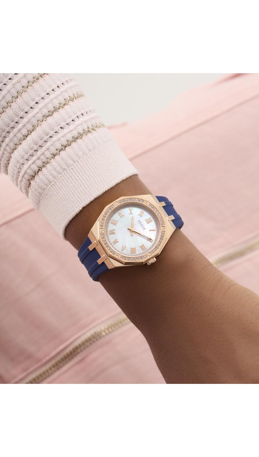Женские Часы GUESS GW0872L3 Аналоговые Белый Циферблат, фото №5