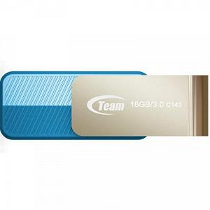 USB флеш-накопитель Team 16gb C143 Blue USB 3.0 TC143316GL01 - Фото 1
