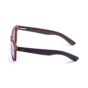 Сонцезахисні окуляри OCEAN Beach Wood Демі Коричневий synthetic.ua - Фото 1