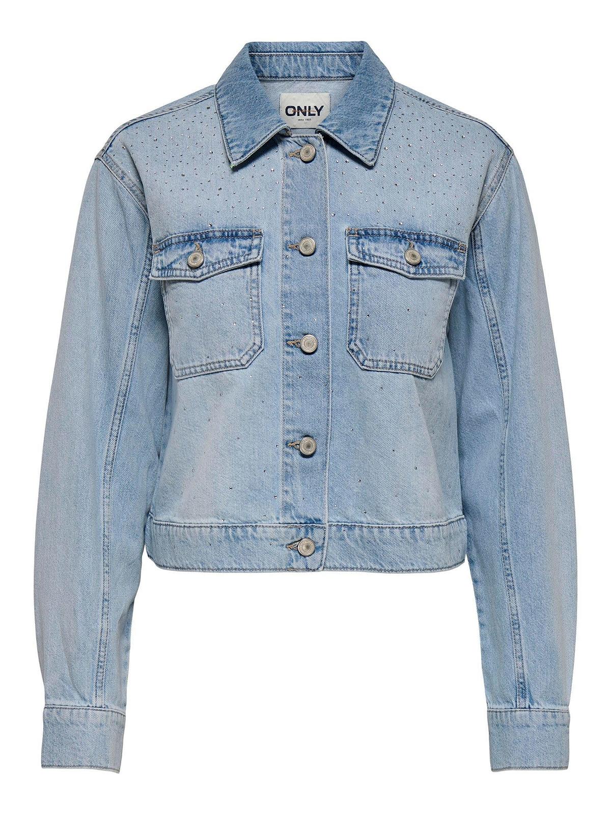 Піджак ONLY Жіночий Onllumi LS Rhinestone Jacket DNM PIM, фото №1