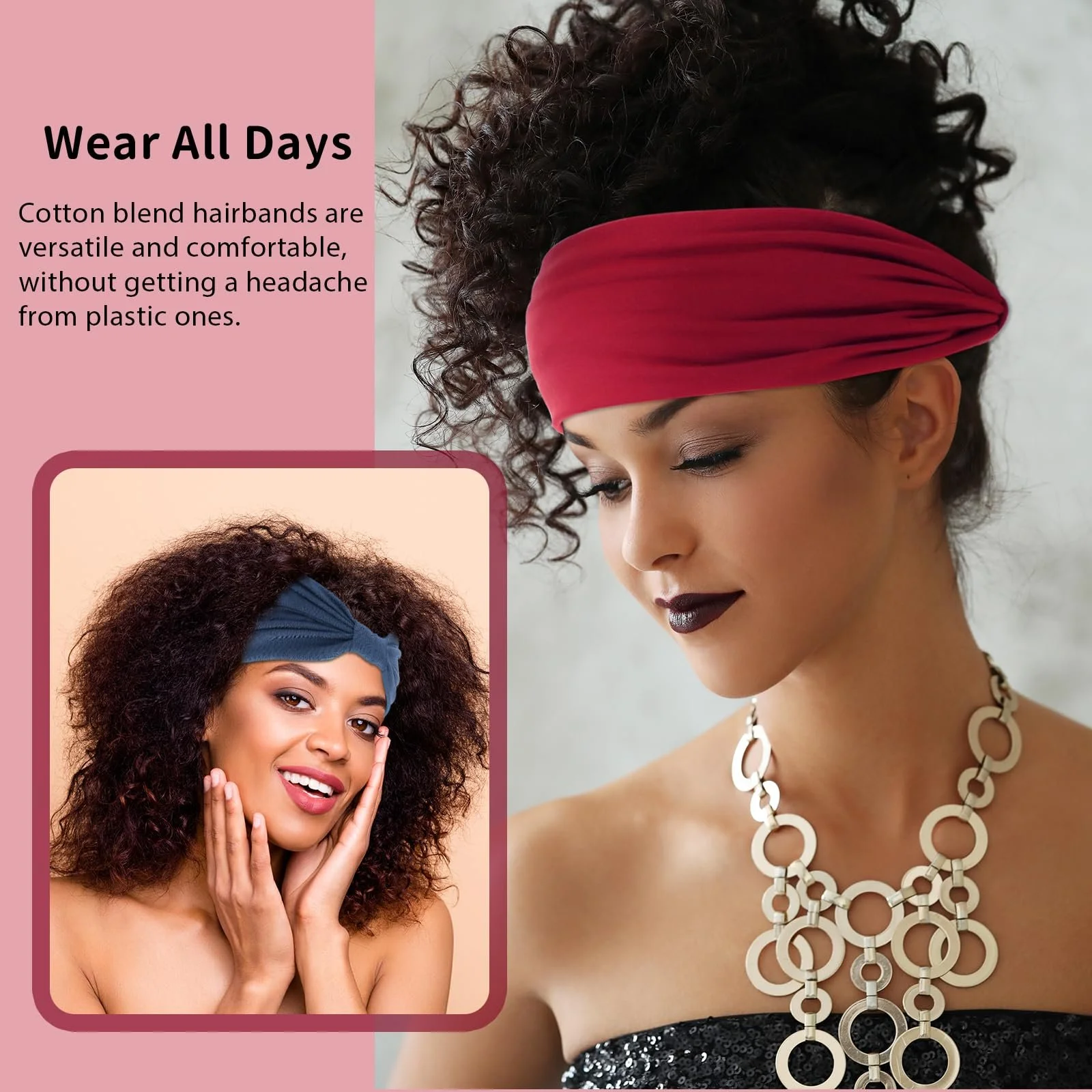 Пов'язка на голову Широка Жіноча, фото №7