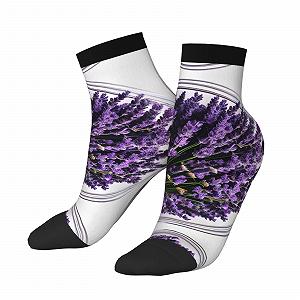 Носки SSIMOO Модные Удобные Взрослые Подходят для Всех Сезонов Фиолетовый Лаванда Фиолетовый Лаванда One Size, Фиолетовый Лаванда 1 synthetic.ua - Фото 1