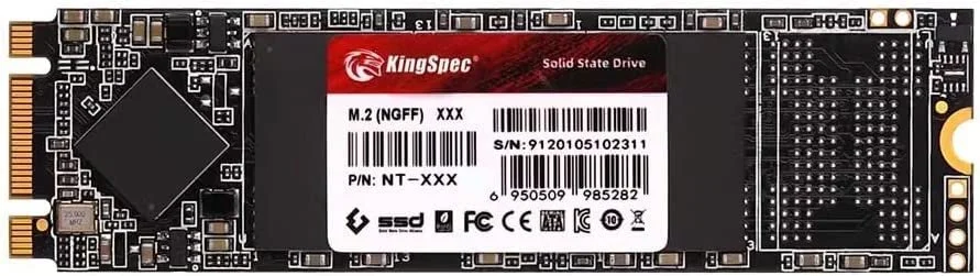 Внутрішній SSD накопичувач KingSpec NT Series 2TB SATA III M.2 2280 570MB/s 3D NAND, фото №1