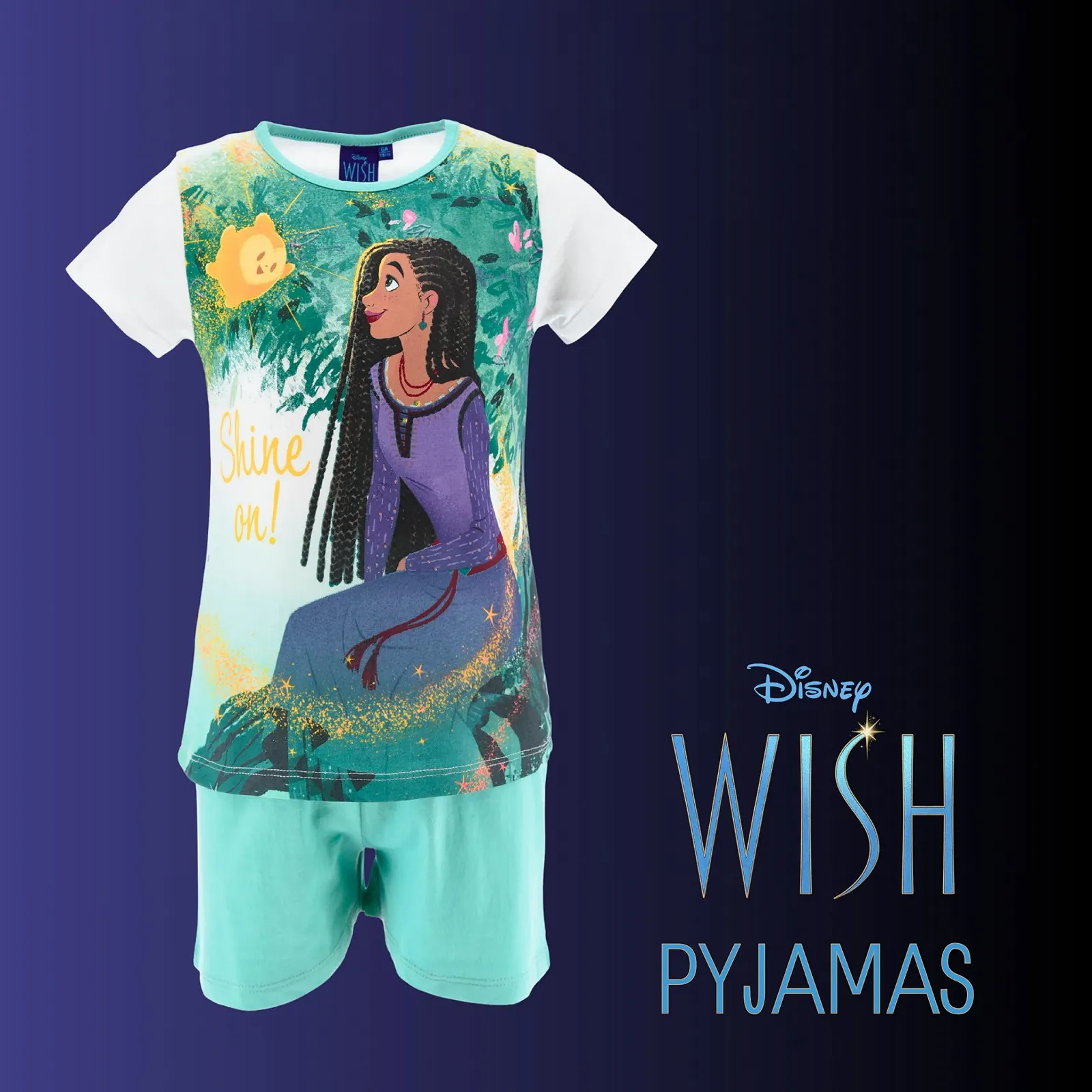 Піжама Disney Wish Комплект для дівчат з 2 предметів Дизайн Wish Піжама Asha, фото №3 Піжама Disney Wish Комплект для дівчат з 2 предметів Дизайн Wish Піжама Asha, фото №3