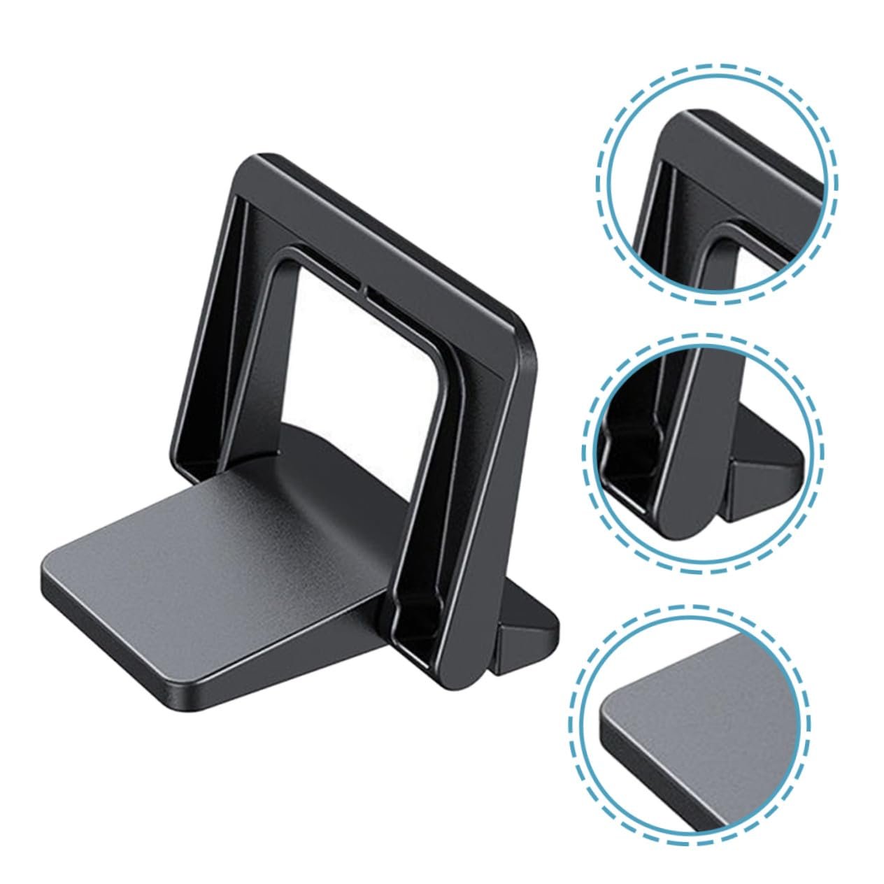 Підставка для ноутбука складна OUNONA, ергономічна, регульована по висоті для покращеного охолодження та постави для офісу, конференц-залів та дому, фото №4