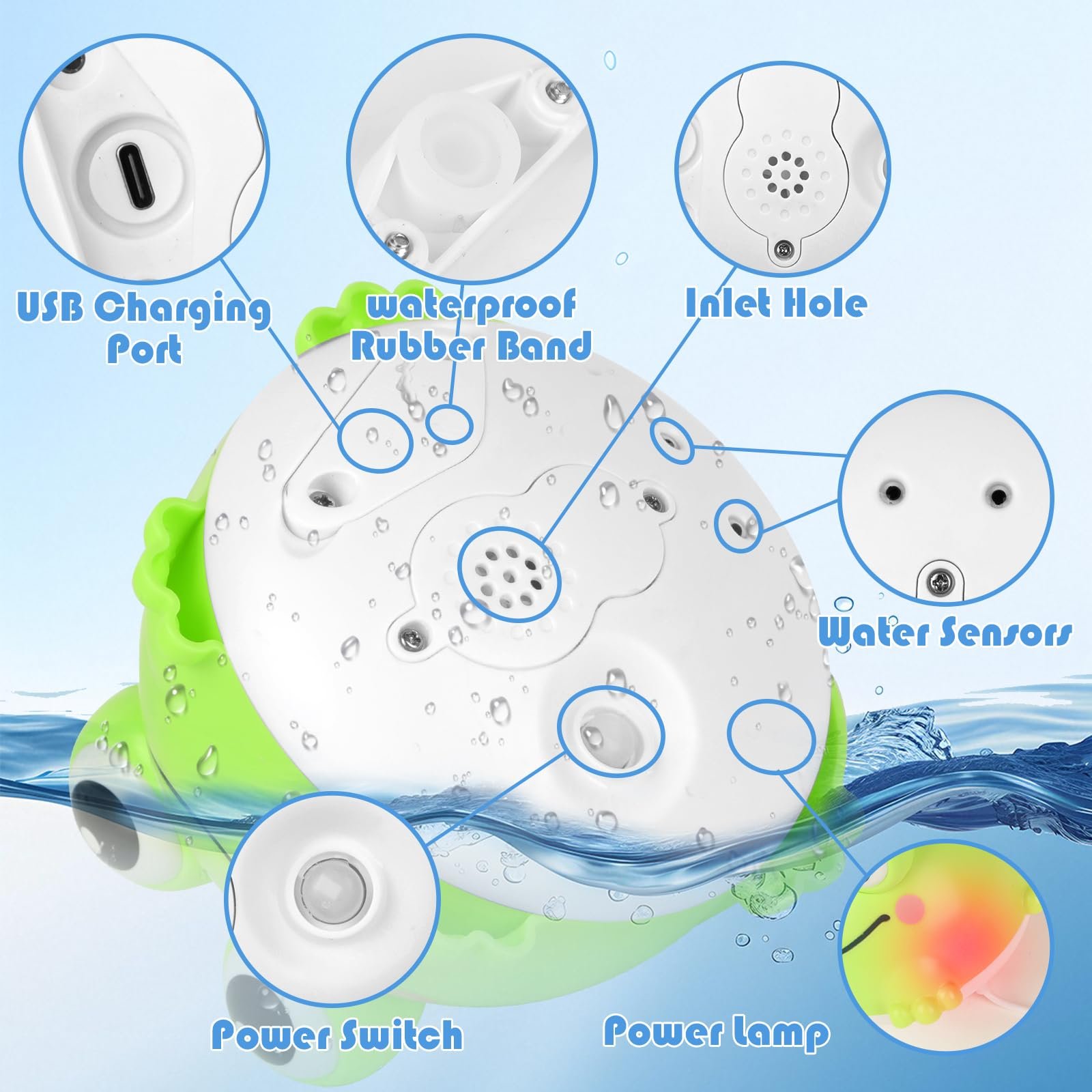Игрушка для ванны Withosent, Лягушка, фото №4