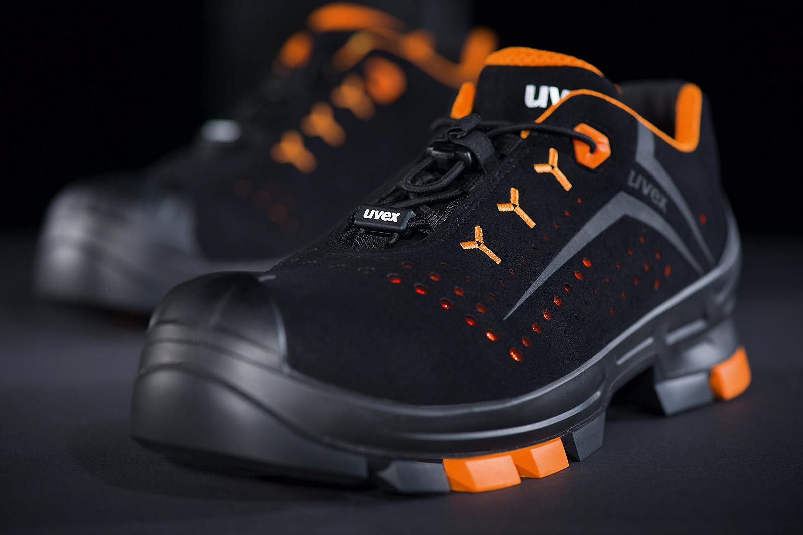 Рабочая обувь Uvex 2 S1P для мужчин, легкая и нескользящая, фото №4