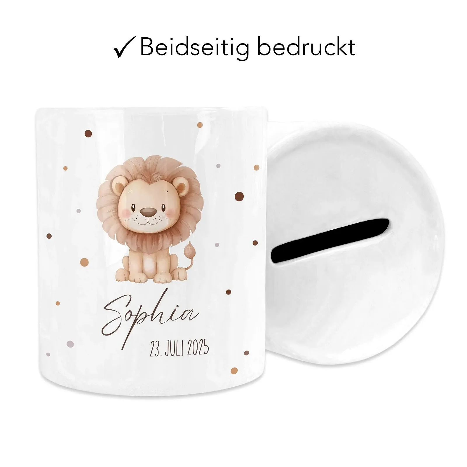 Дитяча скарбничка з іменем, Мотив Тварини, слон, фото №2