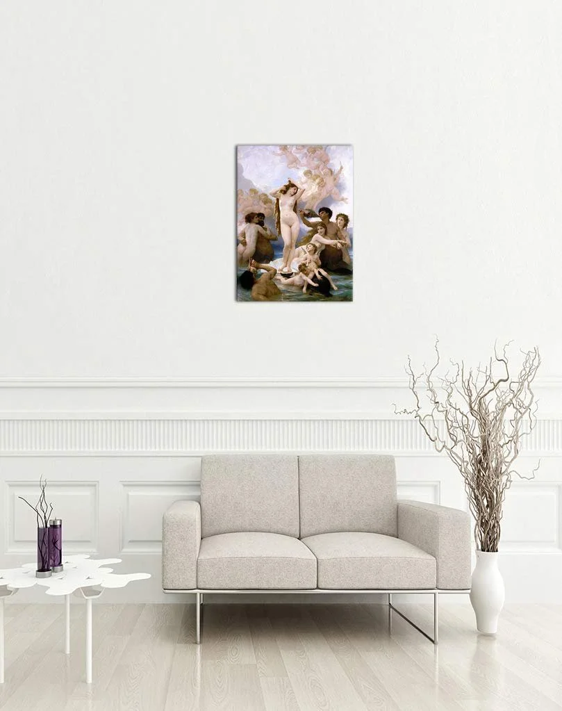 Картина на полотні Bilderdepot24 William-Adolphe Bouguereau Birth of Venus 50 x 70 см 181049, фото №3 Картина на полотні Bilderdepot24 William-Adolphe Bouguereau Birth of Venus 50 x 70 см 181049, фото №3