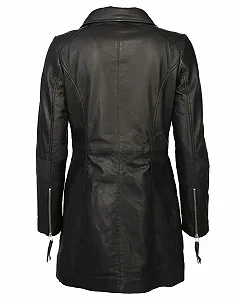 Кожаное пальто JCC Mpj-380 synthetic.ua - Фото 1