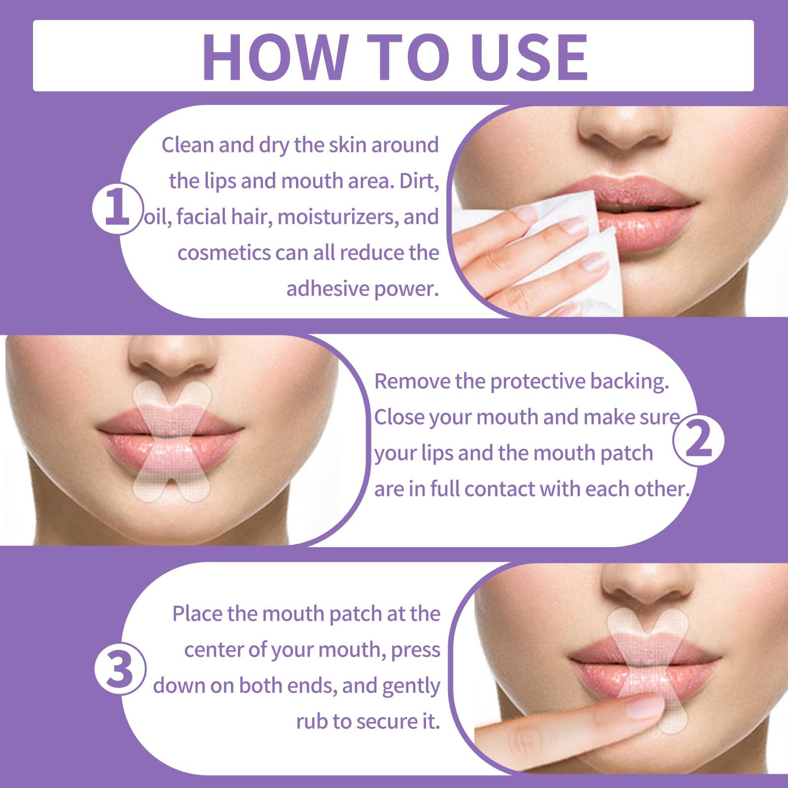 Тейп для рота Преміум, 120 шт., пластирі для сну, проти хропіння, фото №6