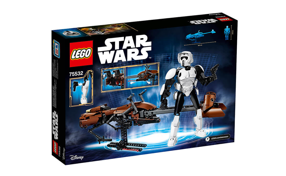 Детский конструктор LEGO Star Wars Штурмовик-разведчик на спидере (75532), фото №2