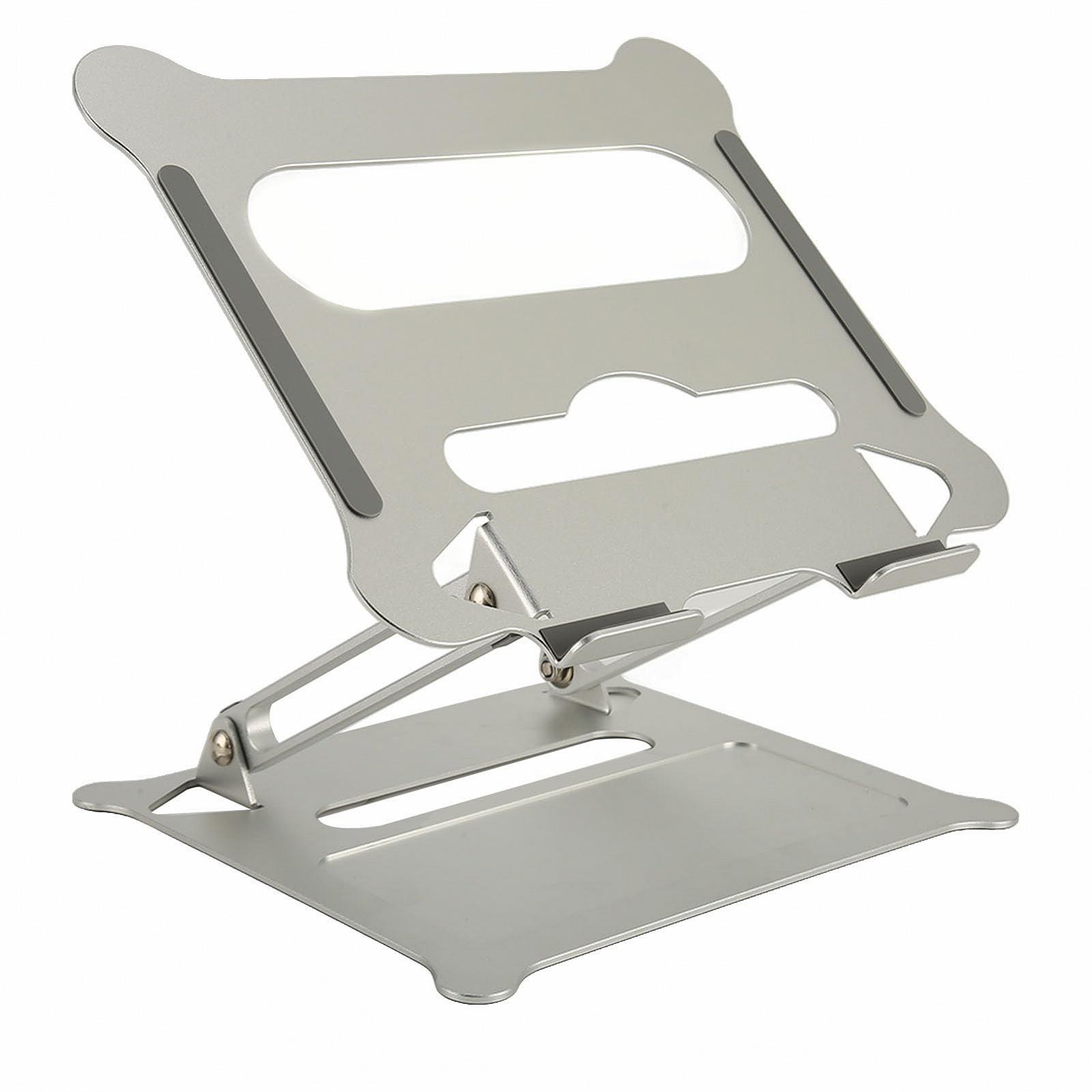 Підставка для ноутбука регульована портативна алюмінієва охолоджуюча підставка для комп'ютера для домашнього офісу, фото №8