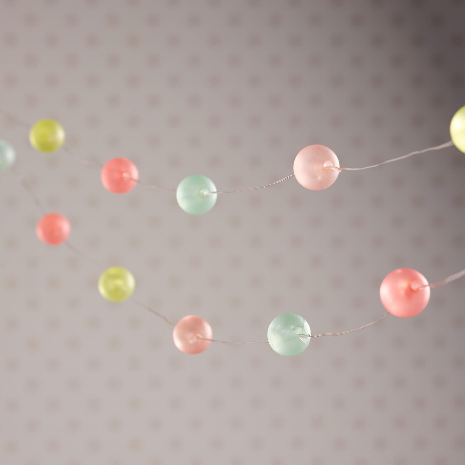 Гірлянда Lights4fun Micro LED Ball 20 теплий білий різнокольоровий, фото №4