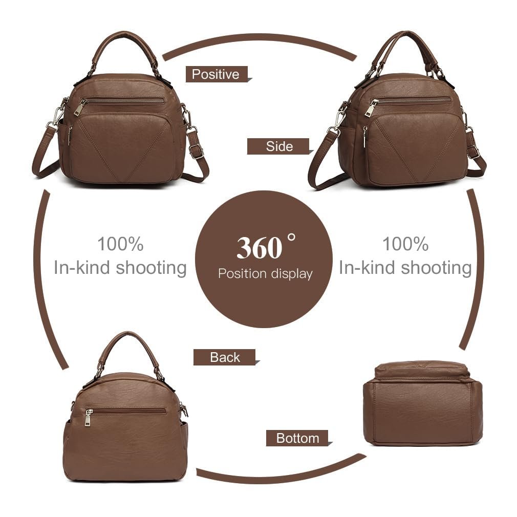 Сумка жіноча Miss Lulu, кросбоді, модель Боулер, з ручкою, фото №6