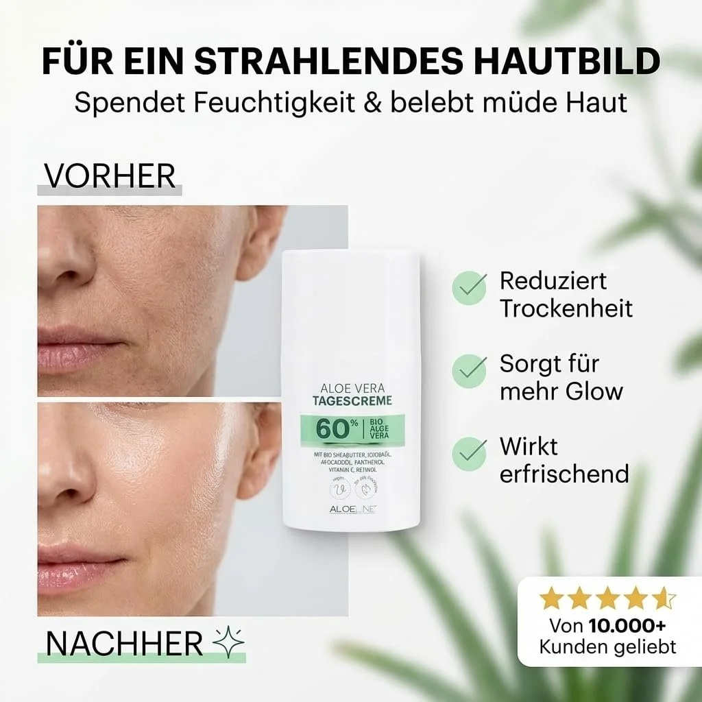 Денний крем для обличчя Aloe Vera 50 мл, фото №4 Денний крем для обличчя Aloe Vera 50 мл, фото №4