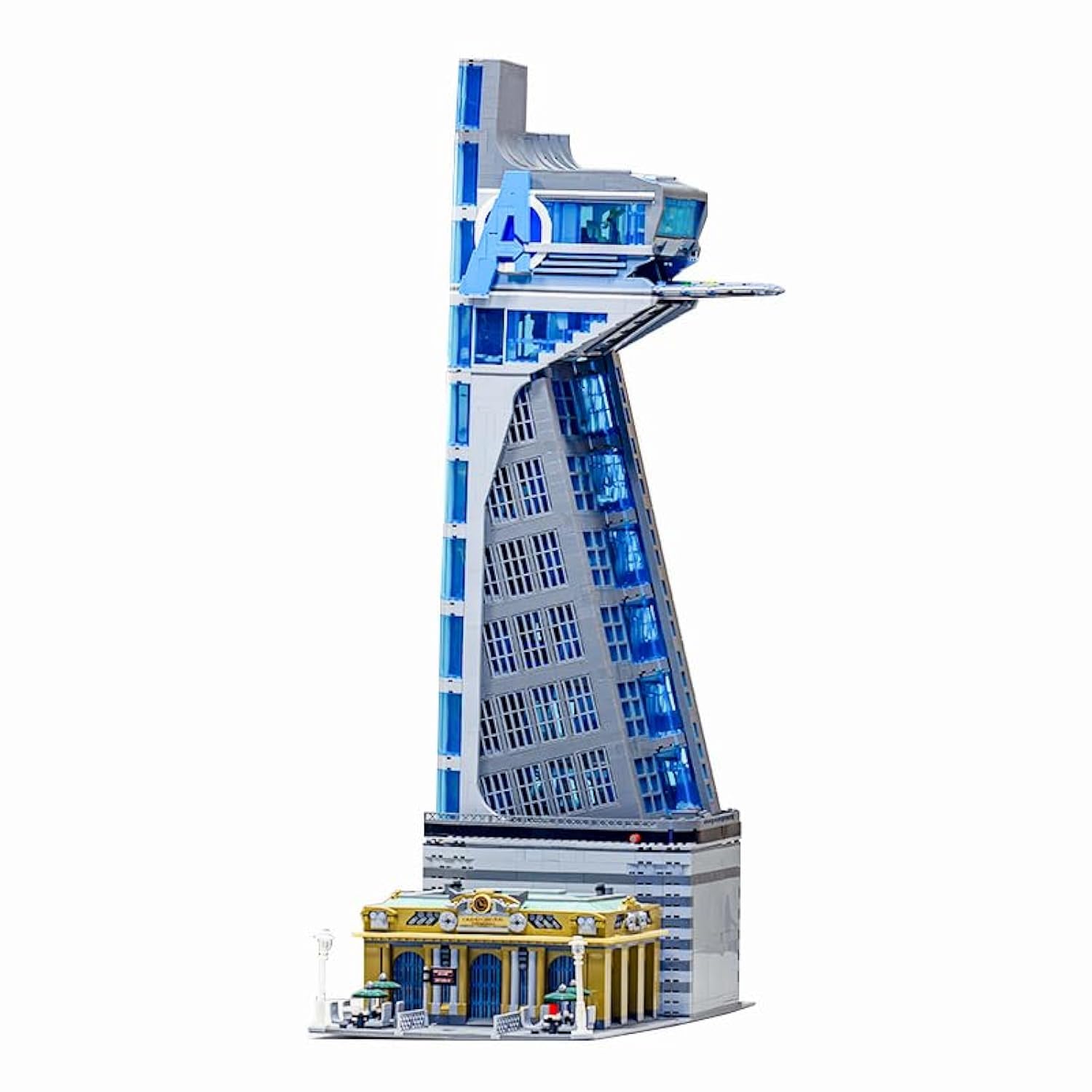 Конструктор Panlos Super Tower Heroes House LED Світло Технік 5883 деталей, фото №1
