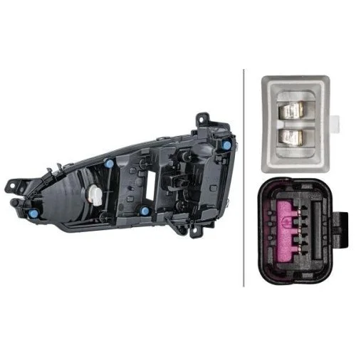 Денний ходовий вогонь HELLA 2PT 010 945-061 для PEUGEOT правий, фото №2 Денний ходовий вогонь HELLA 2PT 010 945-061 для PEUGEOT правий, фото №2