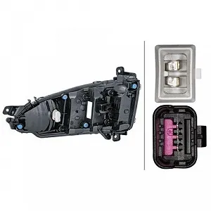 Денний ходовий вогонь HELLA 2PT 010 945-061 для PEUGEOT правий synthetic.ua - Фото 1