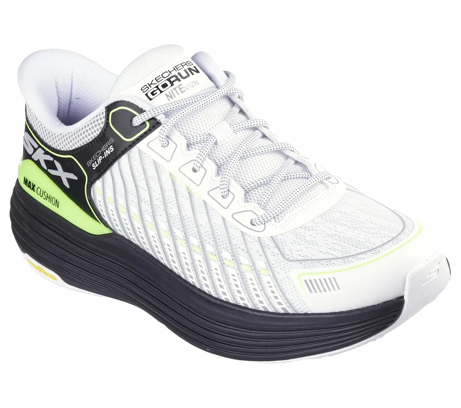 Кросівки Skechers Max Cushioning Suspension-Nitevizn White/Black, 43 EU, фото №1