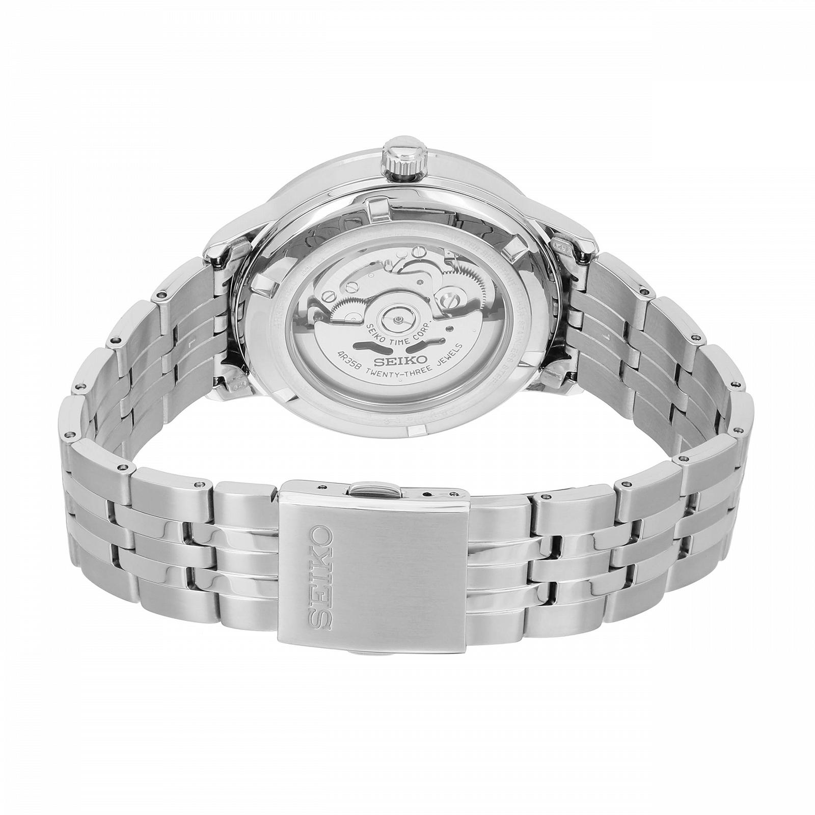 Мужские аналоговые часы Seiko SRPH87K1, серебристый, браслет, фото №4