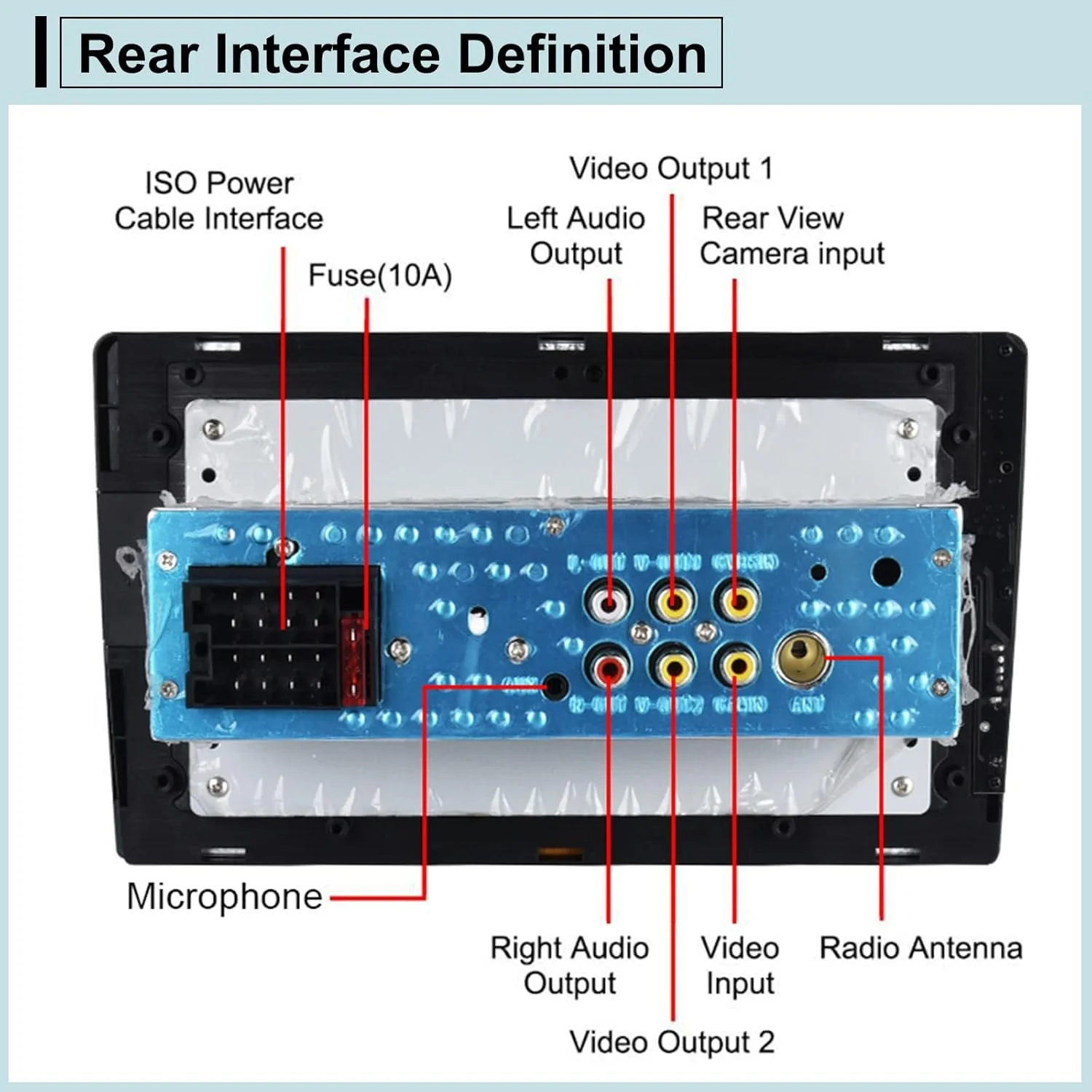 Автомагнитола Hikity / 9" / Сенсорная / Bluetooth / FM / USB / AUX / 1DIN, фото №6