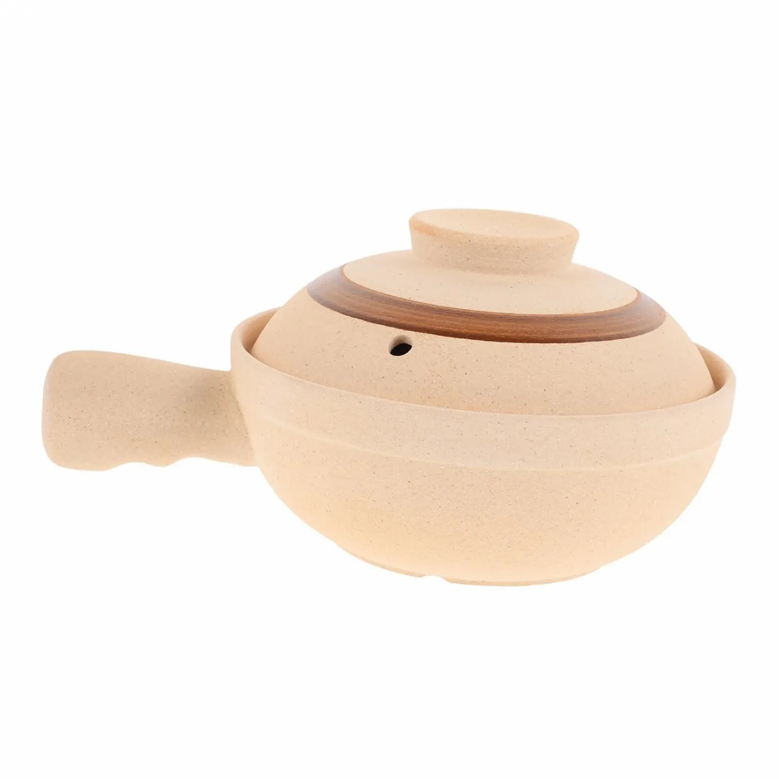 Кастрюля Керамическая С крышкой и одной ручкой, фото №1