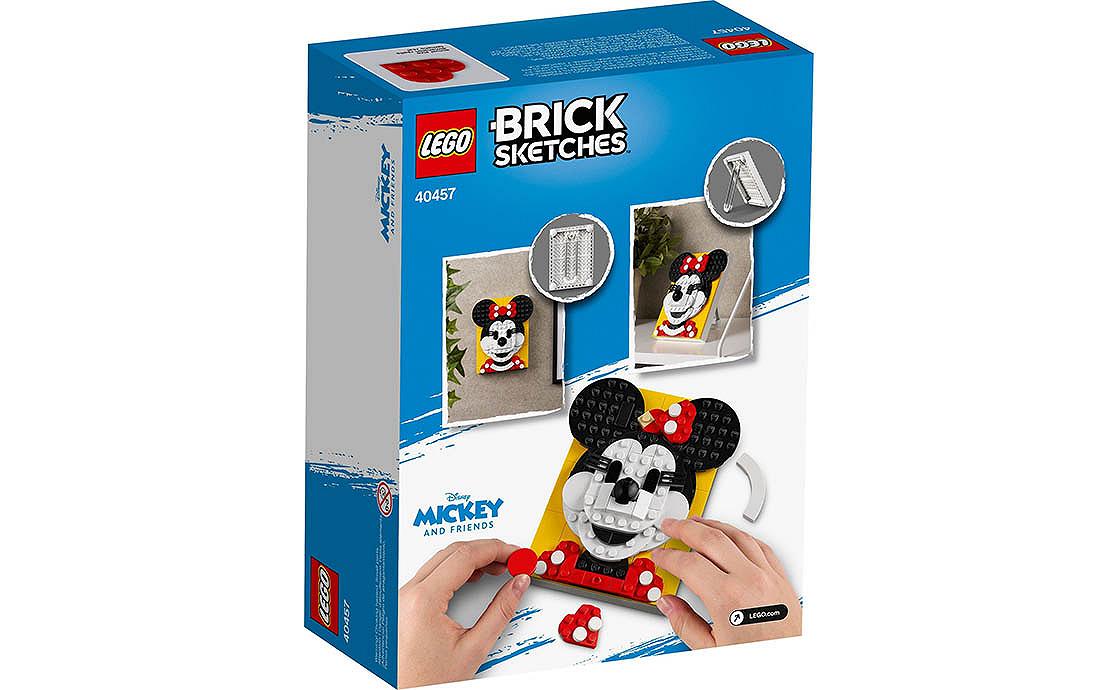 Детский конструктор LEGO Brick Sketches Минни Маус (40457), фото №5