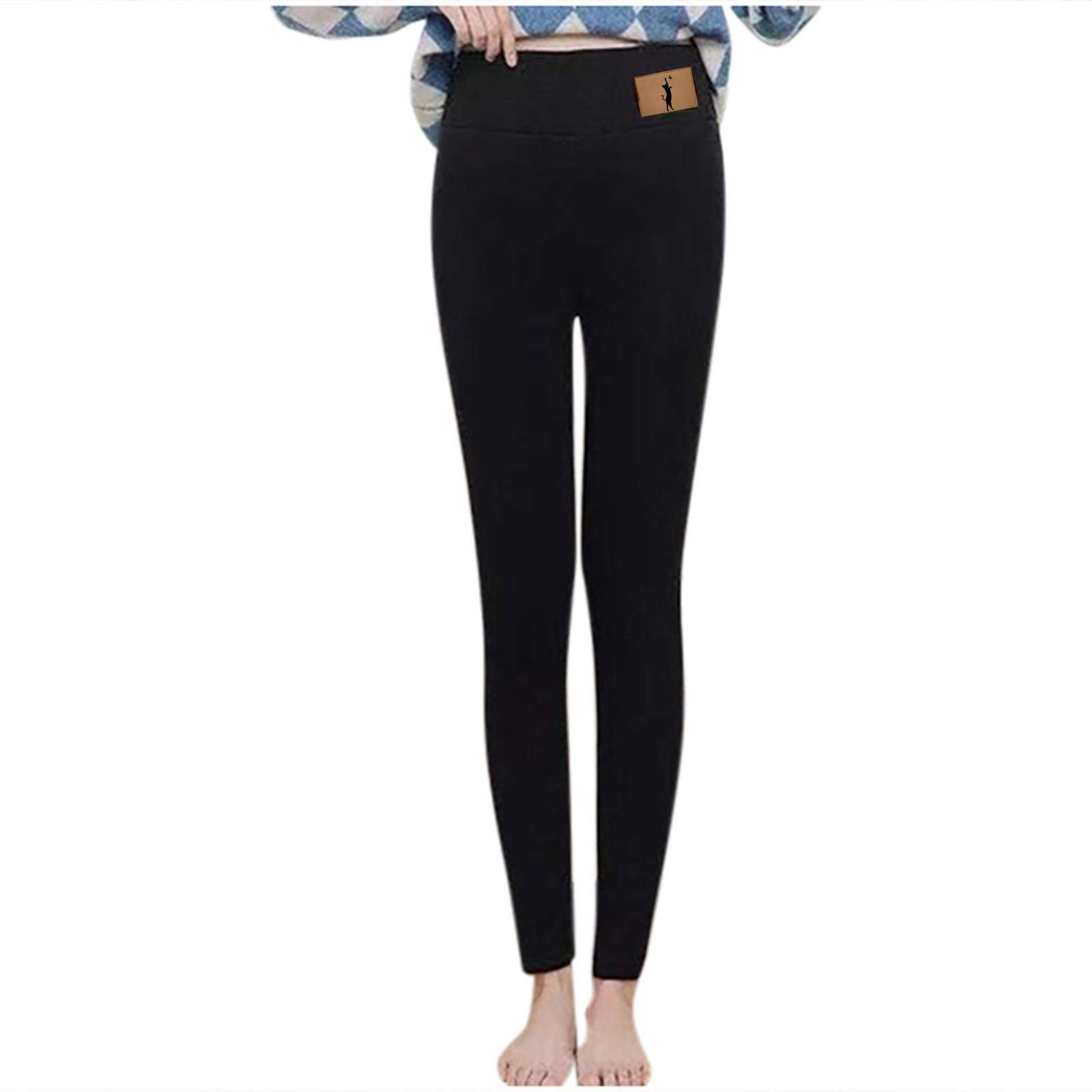 Жіночі Теплі Зимові стьобані Товсті Легінси з овечої вовни Slim Fit Еластичні Легінси з високою талією Великого Розміру Друковані Повсякденні Зручні Осінь-Зима, фото №1