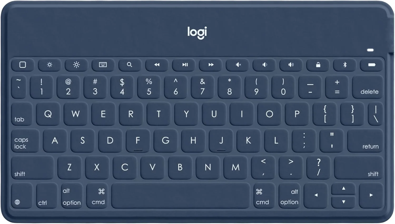 Бездротова клавіатура Logitech Keys-to-Go / Мембранна / Bluetooth / Blue, фото №1 Бездротова клавіатура Logitech Keys-to-Go / Мембранна / Bluetooth / Blue, фото №1