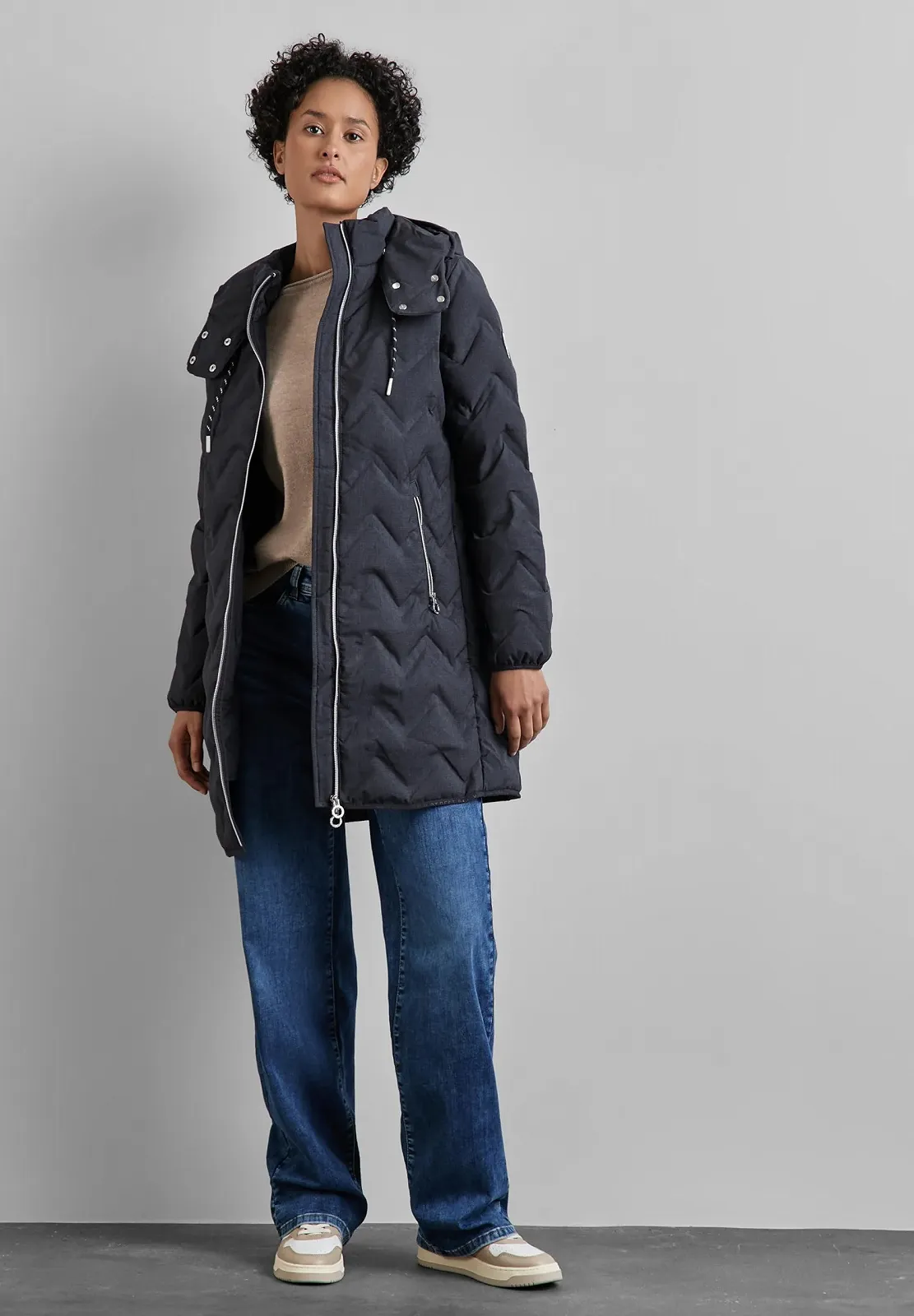 Жіноче пальто стьобане Street One, фото №5 Жіноче пальто стьобане Street One, фото №5