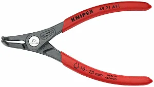 Плоскогубцы для стопорных колец Knipex 49 21 A11, 10 - 25 мм, красный - Фото 1