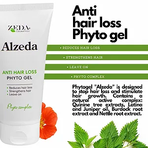 Гель ALZEDA против выпадения волос с крапивой, корнями лопуха, можжевеловым маслом, хинином, против выпадения волос, способствует росту для крепких волос, для мужчин и женщин, для роста волос, 100 мл synthetic.ua - Фото 1