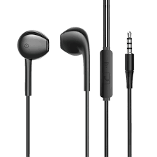 Навушники з мікрофоном Aspor A219 Stereo Earphone (3.5мм)- чорний, фото №2