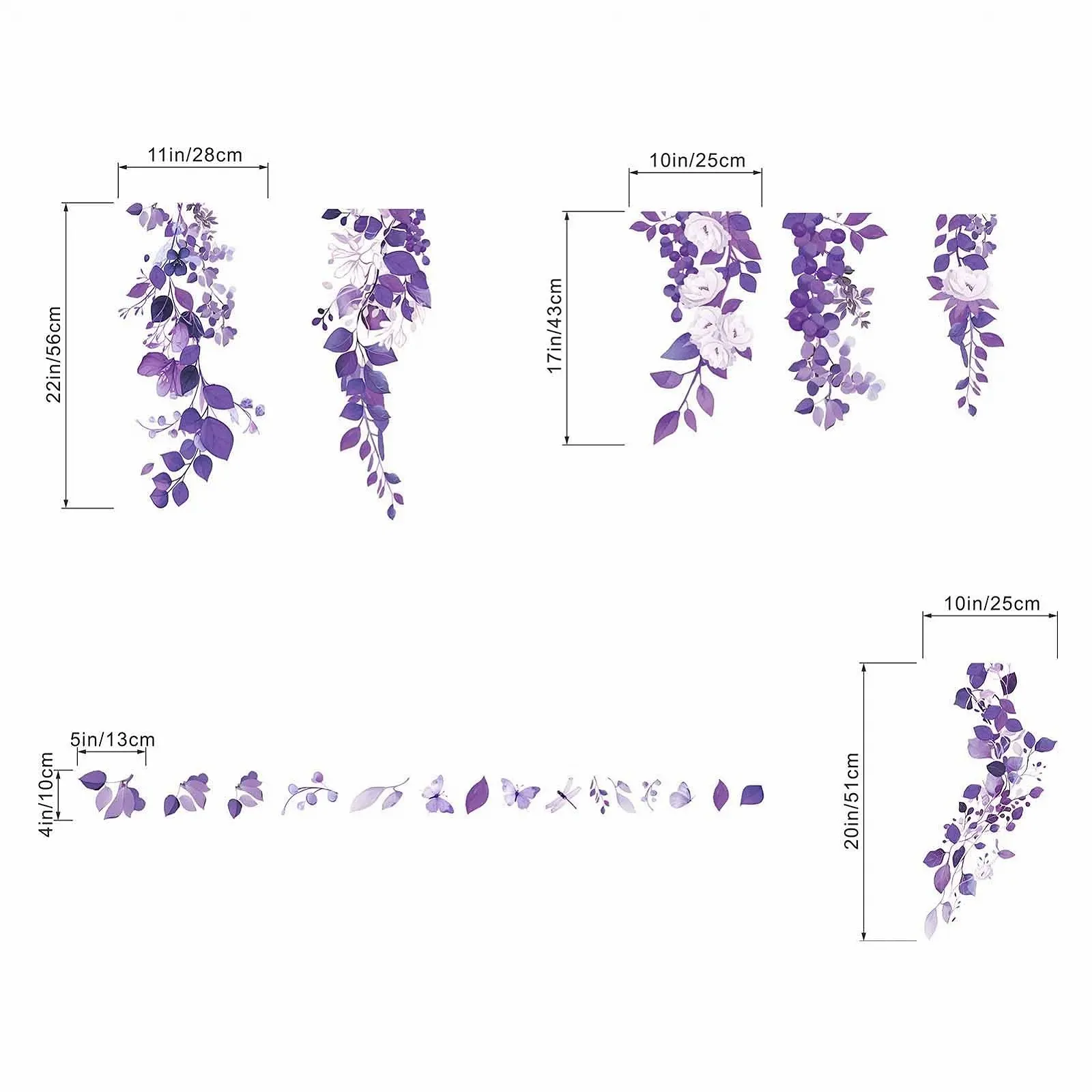 Наклейка на стіну Звисаюче листя лози, фото №4