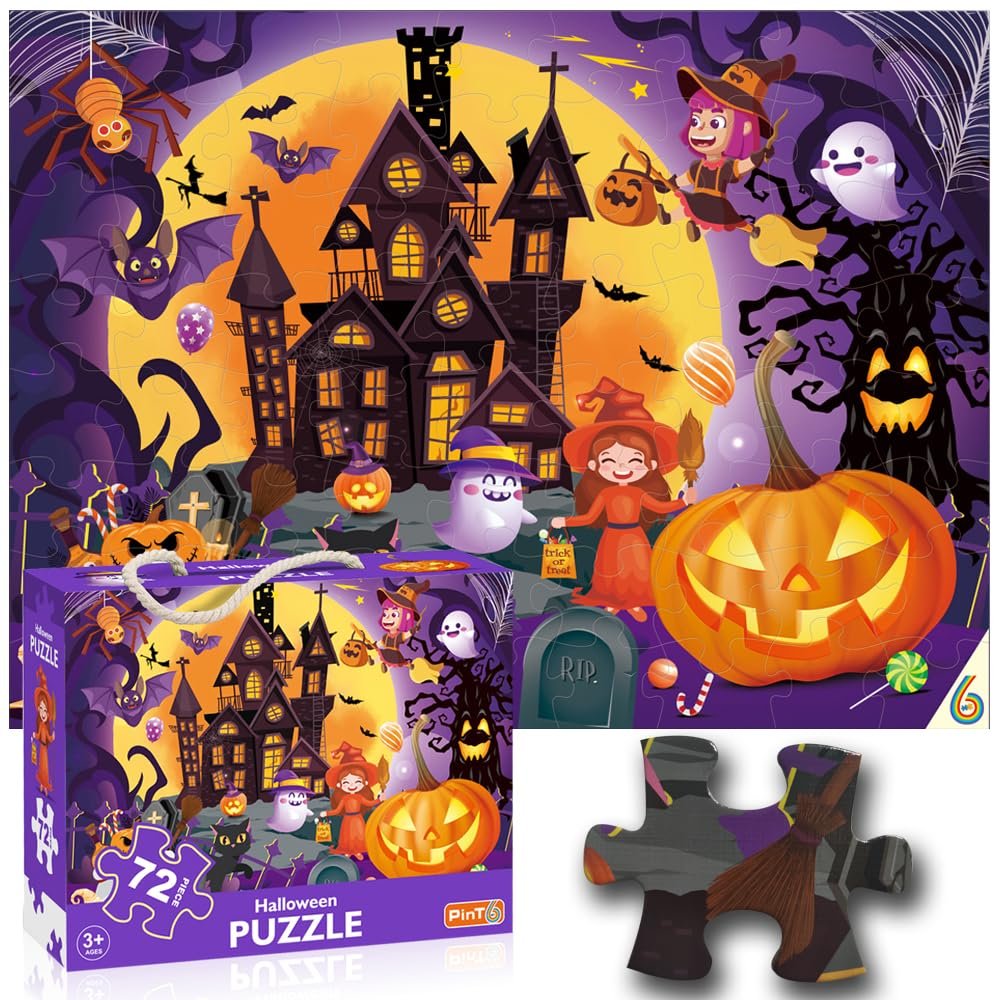 Пазл Halloween Jumbo 72 детали 3-8 лет в подарочной коробке, фото №1