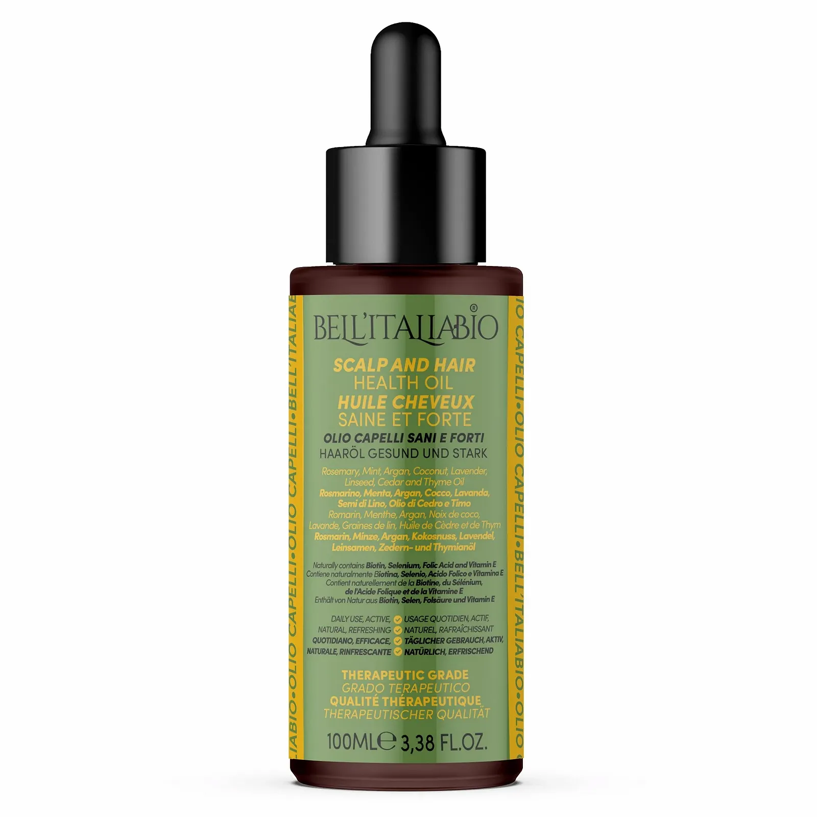 Олія для волосся Rosemary Healthy and Strong 100 мл, сприяє росту та зміцнює коріння волосся, фото №1