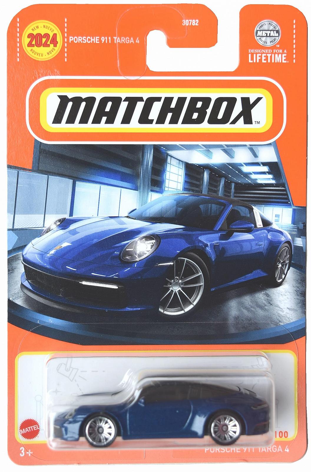 Автомобіль Matchbox Porsche 911 Targa 4 Синій 60/100 HVL00, фото №1