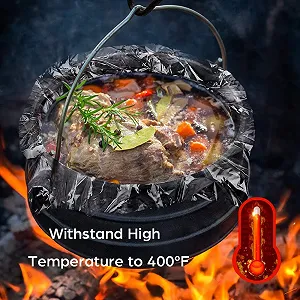 Мішки WRAPOK BPA Free для повільного приготування їжі або випікання Овальні чи Круглі Великі 33 x 53 см 3–8.5 Quarts - 2 упаковки (всього 20 мішків) synthetic.ua - Фото 1