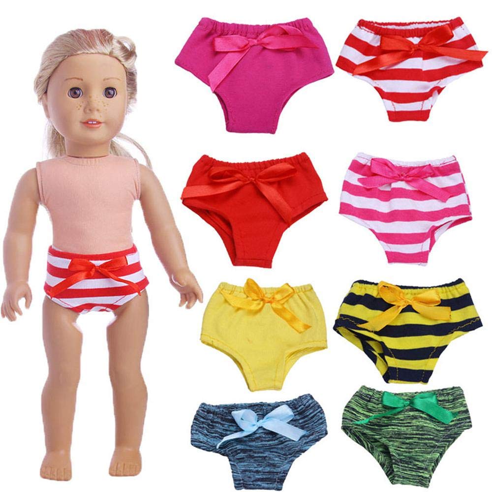 Одяг Aeromdale Костюм Смугасті штани з бантом для ляльок 18 дюймів American Girl 17 дюймів #C 1 штука, фото №5