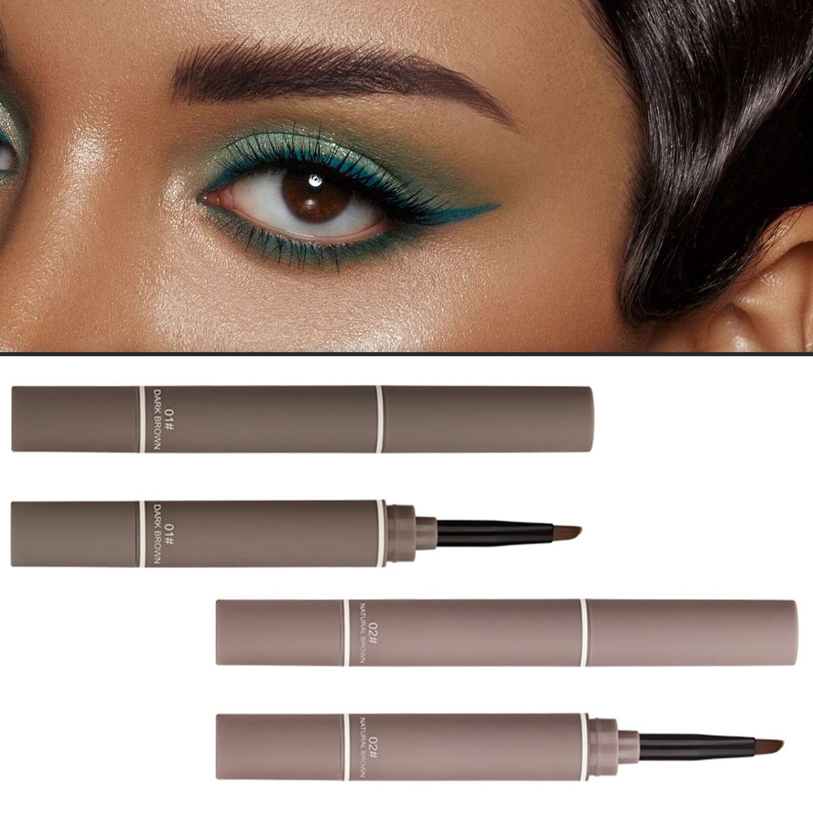 Карандаш для бровей для подчёркнутого, стойкого результата, натуральный мягкий макияж, фото №4