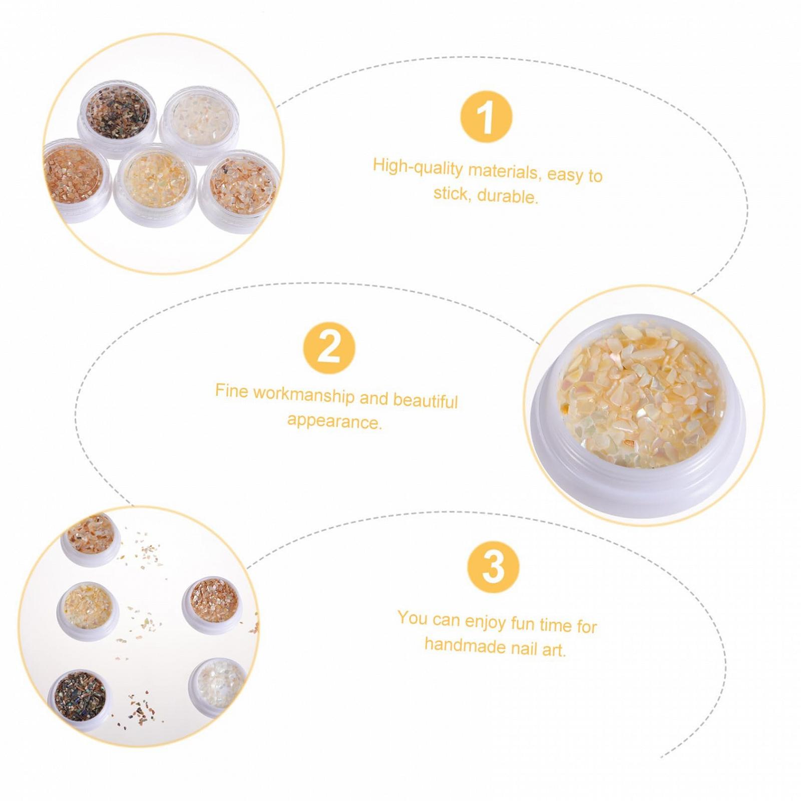 Украшения для маникюра FRCOLOR 10 шт. Блестки для ногтей. Уникальные украшения для ногтей для творческого дизайна ногтей и аксессуары для маникюра, фото №9