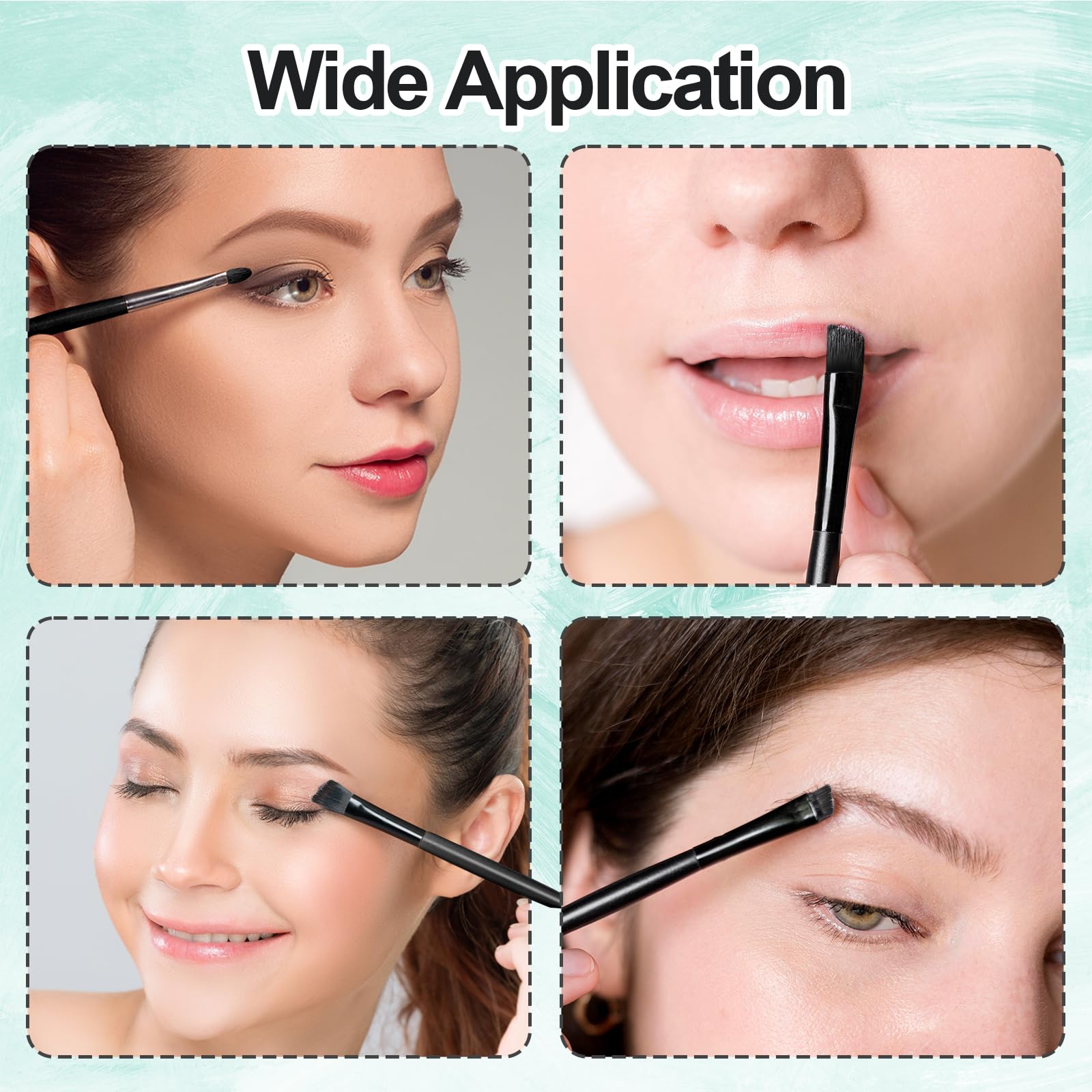 Набір JIEYAO 20 шт. кутові пензлі для брів Ультратонкі, фото №4