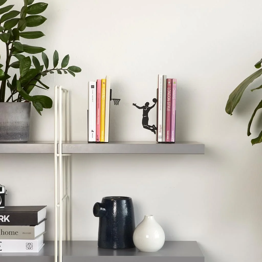 Тримач для книг Balvi Slum Dunk Чорний Тримач для книг у формі баскетбольної гри, фото №5