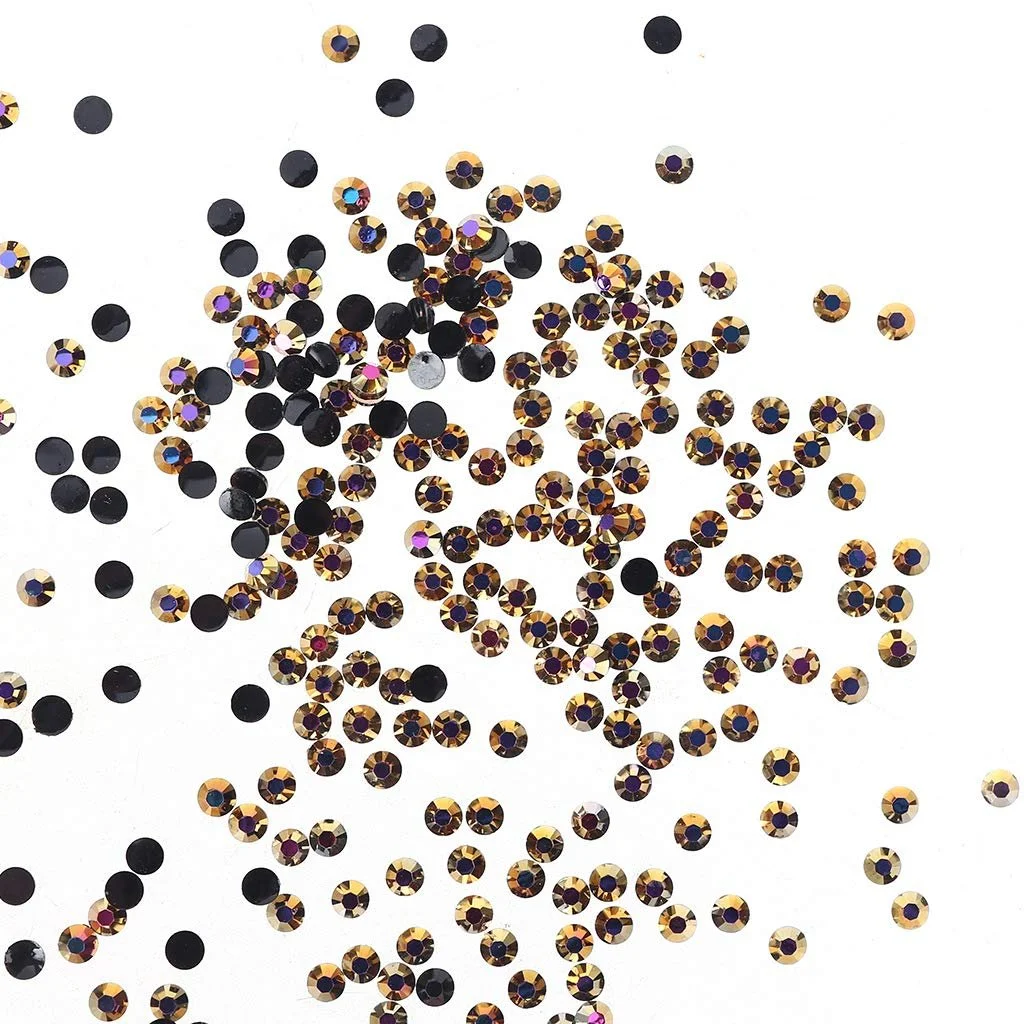 Стрази круглі Чорний колір, 3 мм, 5000 шт, фото №3
